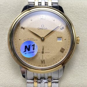Replica Omega De Ville 434.20.41.20.08.001 N1 factory Gold Dial - AR Replica Watches