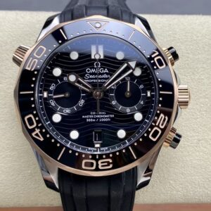 Replica Omega Seamaster 210.22.44.51.01.001 N1 factory Rubber Strap - AR Replica Watches