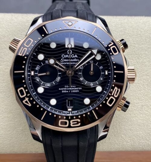 Replica Omega Seamaster 210.22.44.51.01.001 N1 factory Rubber Strap - AR Replica Watches
