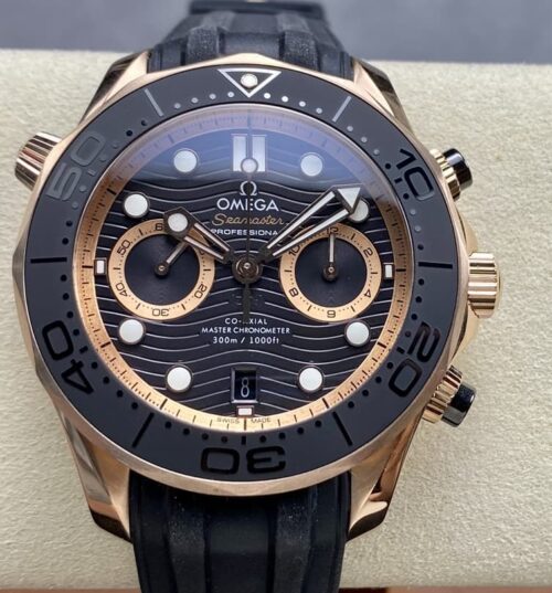 Replica Omega Seamaster 210.62.44.51.01.001 N1 factory Ceramic Bezel - AR Replica Watches