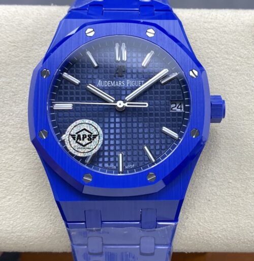 Replica Audemars Piguet Royal Oak 15500 APS factory Blue Ceramic - AR Replica Watches