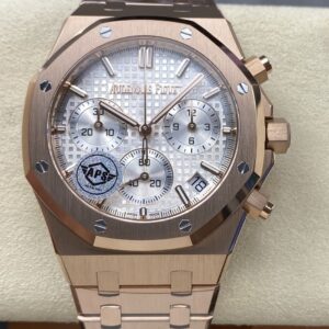 Replica Audemars Piguet Royal Oak 26240OR.OO.1320OR.07 APS factory White Dial- AR Replica Watches