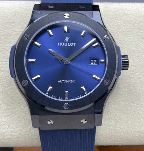 Replica Hublot Classic Fusion 542.CM.7170.RX JJZ Factory Blue Dial - AR Replica Watches
