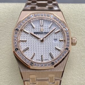 Replica Audemars Piguet Royal Oak 67651OR.ZZ.1261OR.01 ZF factory White Dial - AR Replica Watches