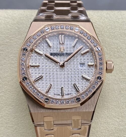 Replica Audemars Piguet Royal Oak 67651OR.ZZ.1261OR.01 ZF factory White Dial - AR Replica Watches