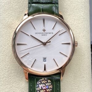 Replica Vacheron Constantin Patrimony 85180-000R-H116 VC+ Factory Green Strap - AR Replica Watches