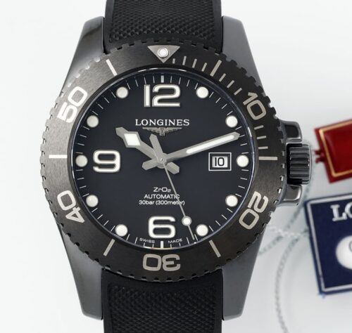 Replica Longines Concas L3.780.4.56.9 AF Factory Black Dial - AR Replica Watches