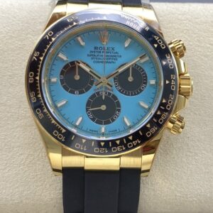 Replica Rolex Daytona M126518LN-0014 APS factory Black Strap - AR Replica Watches