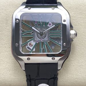Replica Cartier Santos WHSA0028 THB factory Skeleton Dial - AR Replica Watches