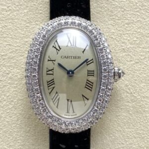 Replica Cartier Tub WJBA0036 DR factory Leather Strap - AR Replica Watches