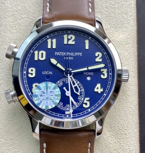Replica Patek Philippe Complications 7234G-001 GR factory V2 Brown Strap - AR Replica Watches