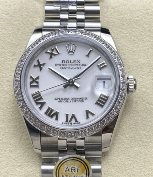 Replica Rolex Datejust m278384rbr-0014 AR factory White Dial - AR Replica Watches