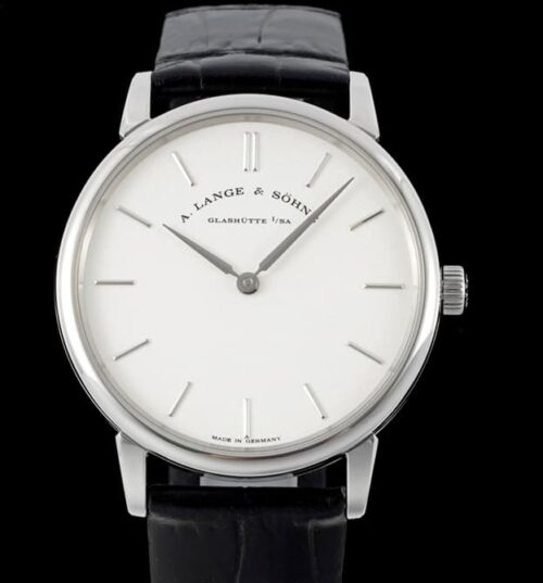 Replica A. Lange & Sohne Saxonia Thin 201.027-LS2013AM F8 Factory V3 Black Strap - AR Replica Watches