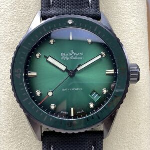 Replica Blancpain Fifty Fathoms 5000-0153-B52A GF factory Green Dial - AR Replica Watches