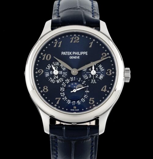 Replica Patek Philippe Complications 5327G-001 3K factory Blue Strap - AR Replica Watches