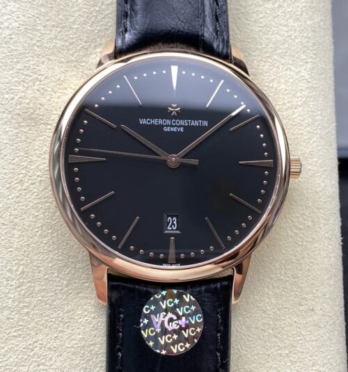 Replica Vacheron Constantin Patrimony 85180-000R-9232 VC+ Factory Black Strap - AR Replica Watches