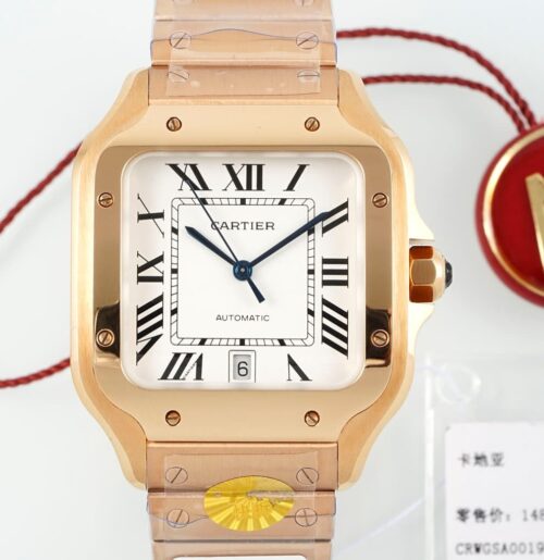 Replica Cartier Santos WGSA0018 AF factory Silver Dial - AR Replica Watches