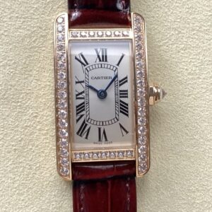 Replica Cartier Tank WJTA0026 8848 Factory Fuchsia Strap - AR Replica Watches