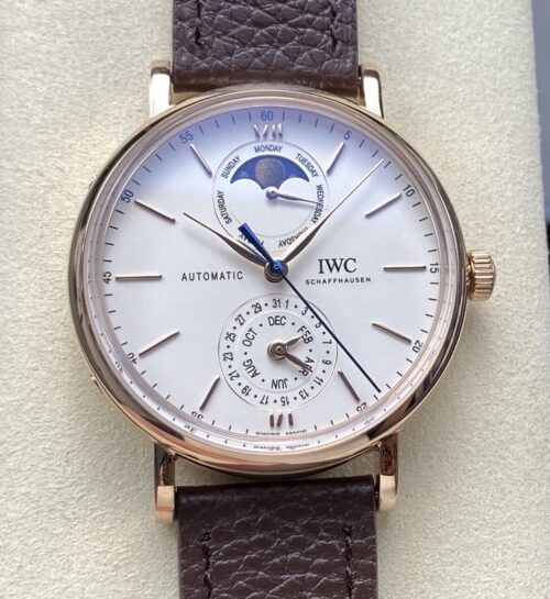 Replica IWC Portofino IW359002 GR factory Brown Strap - AR Replica Watches