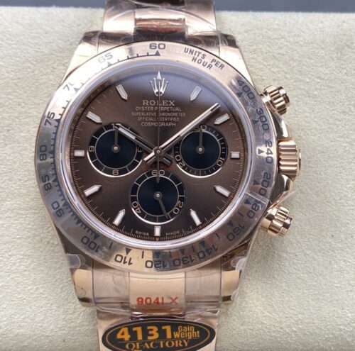 Replica Rolex Daytona 126505-0005 QF Factory Gold Strap - AR Replica Watches
