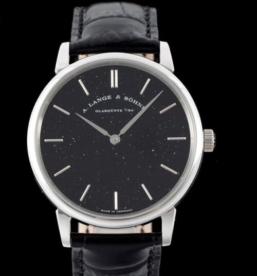 Replica A. Lange & Sohne Saxonia Thin 211.087 F8 Factory V3 Black Strap - AR Replica Watches