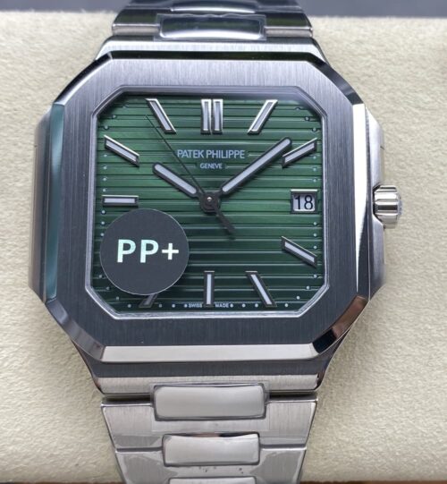 Replica Patek Philippe CUBITUS 5821-1A-001 PP+ Factory Silver Strap - AR Replica Watches