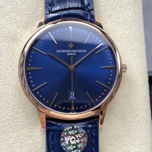 Replica Vacheron Constantin Patrimony 85180-000R-B515 VC+ Factory Blue Strap - AR Replica Watches