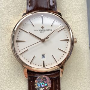 Replica Vacheron Constantin Patrimony 85180-000R-9248 VC+ Factory Leather Strap - AR Replica Watches