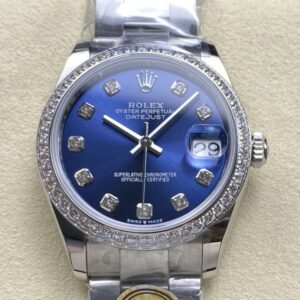 Replica Rolex Datejust m126284rbr-0030 AR factory Blue Dial - AR Replica Watches