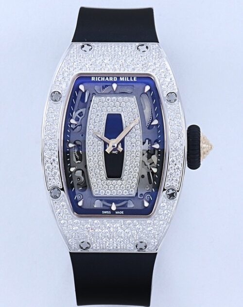 Replica Richard Mille RM07-01 ZF Factory Rubber Strap Black - AR Replica Watches