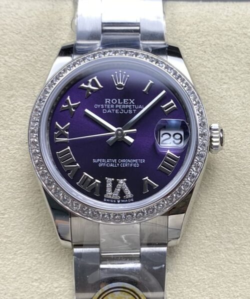 Replica Rolex Datejust m278384rbr-0029 AR factory White Gold - AR Replica Watches