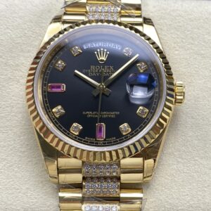 Replica Rolex Day-Date m118238-0405 8+ factory Ruby Dial - AR Replica Watches