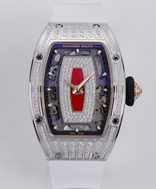 Replica Richard Mille RM07-01 ZF Factory White Strap - AR Replica Watches