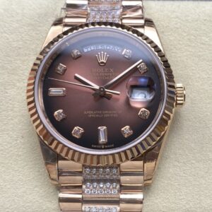 Replica Rolex Day-Date m128235-0038 8+ factory Rose Gold - AR Replica Watches