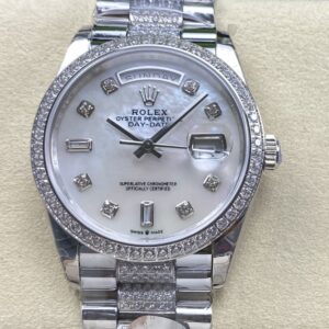 Replica Rolex Day-Date m128349rbr-0014 8+ Factory Platinum - AR Replica Watches