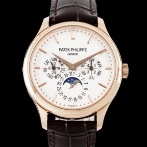 Replica Patek Philippe Complications 5140R-011 3K factory Brown Strap - AR Replica Watches