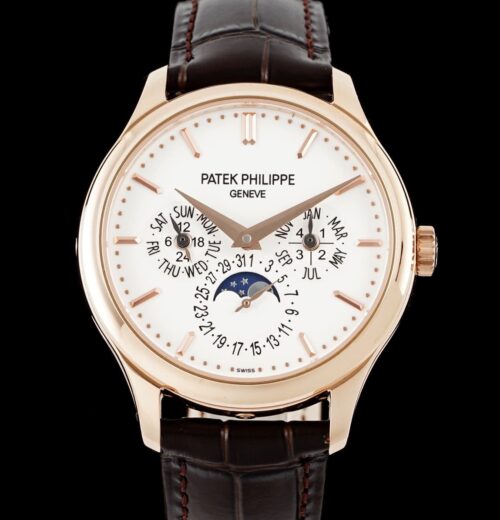 Replica Patek Philippe Complications 5140R-011 3K factory Brown Strap - AR Replica Watches