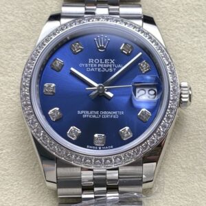 Replica Rolex Datejust m126284rbr-0029 AR factory Diamond Bezel - AR Replica Watches
