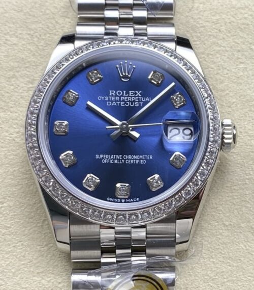 Replica Rolex Datejust m126284rbr-0029 AR factory Diamond Bezel - AR Replica Watches