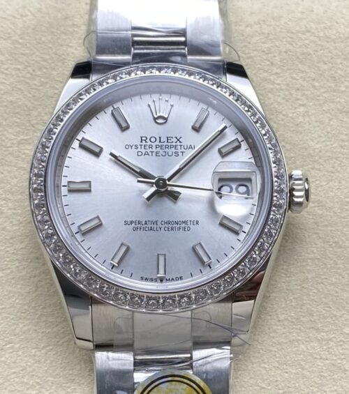 Replica Rolex Datejust m278384rbr-0015 AR factory Steel Buckle - AR Replica Watches