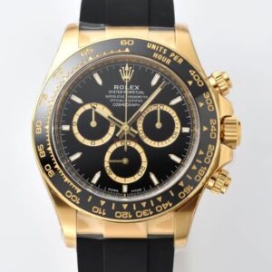Replica Rolex Daytona m126518ln-0008 Clean factory Black Strap - AR Replica Watches