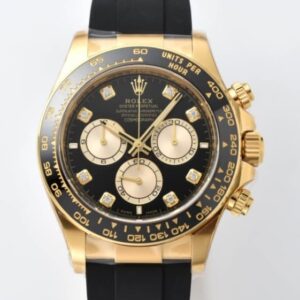 Replica Rolex Daytona m126518ln-0006 Clean factory Rubber Strap - AR Replica Watches