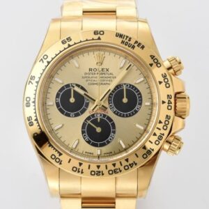 Replica Rolex Daytona m126508-0006 Clean factory Gold Dial - AR Replica Watches