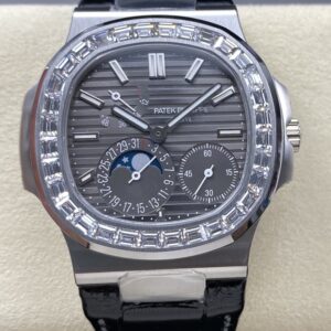 Replica Patek Philippe Nautilus 5712 PPF Factory Diamond Bezel - AR Replica Watches
