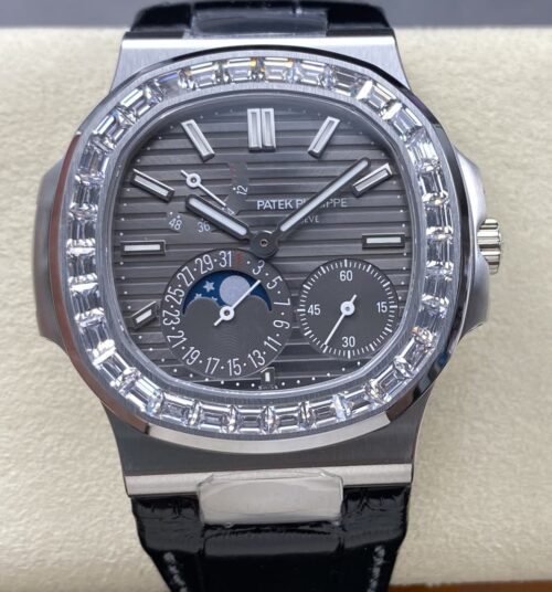 Replica Patek Philippe Nautilus 5712 PPF Factory Diamond Bezel - AR Replica Watches