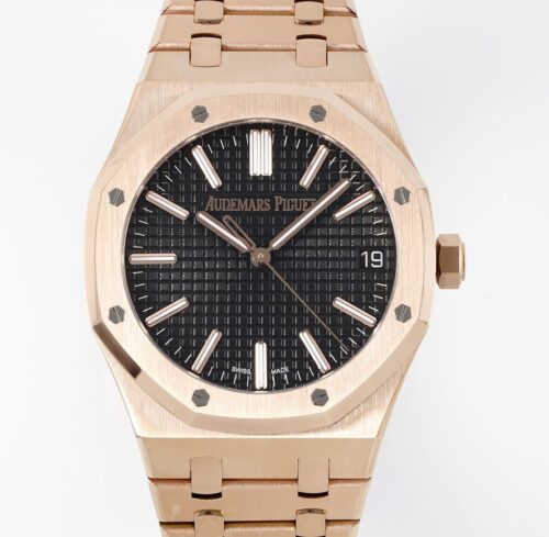 Replica Audemars Piguet Royal Oak 15510OR.OO.1320OR.04 APS Factory Black Dial - AR Replica Watches