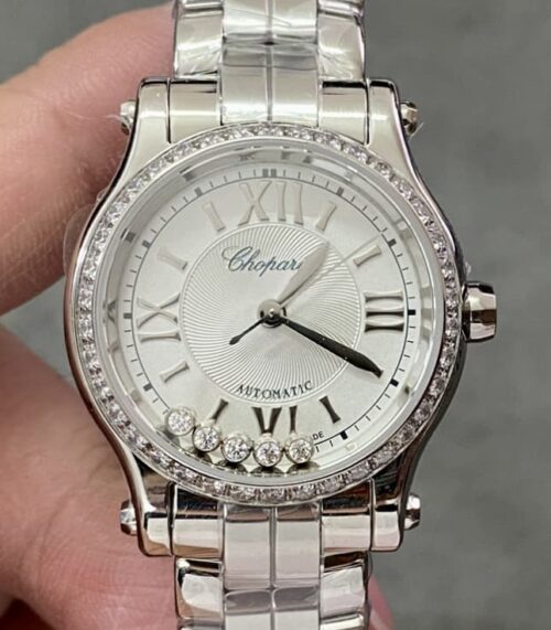 Replica Chopard Happy Sport 278608-3004 YF Factory Silver Dial - AR Replica Watches