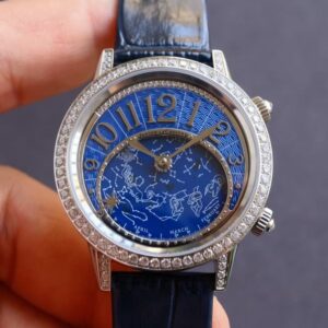 Replica Jaeger LeCoultre Rendez Vous 3483590 CC Factory Blue Dial - AR Replica Watches