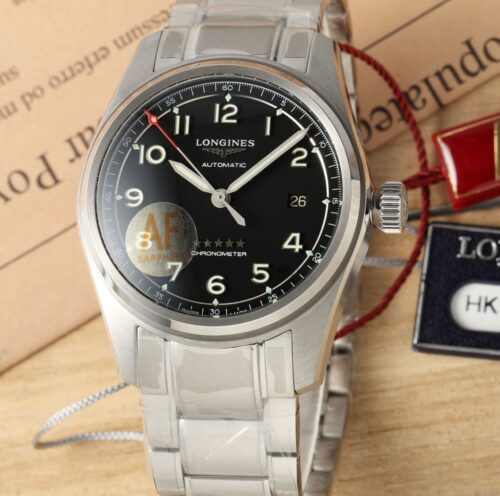 Replica Longines Spirit L3.811.4.53.6 AF Factory Silver Strap - AR Replica Watches