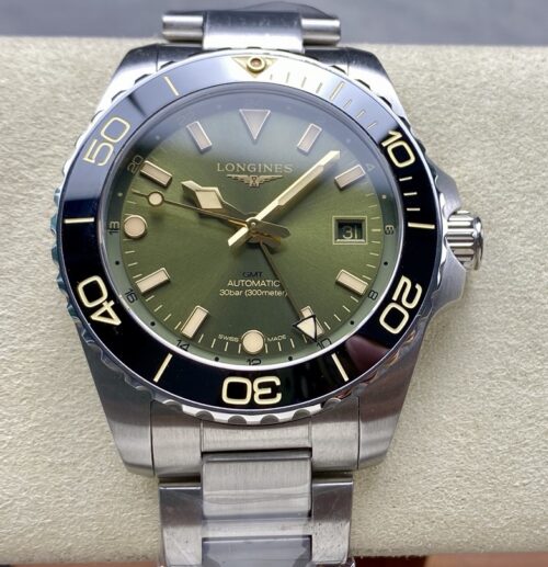 Replica Longines Concas L3.890.4.06.6 GR Factory Green Dial - AR Replica Watches